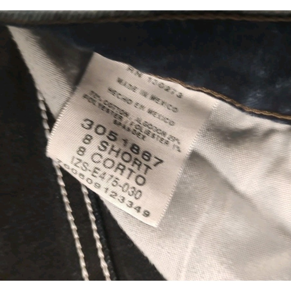 Lee Relaxed at the Waist Jeans Womens 8 Short Dark Wash Straight Leg 3051887